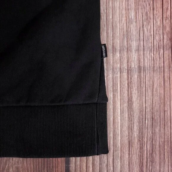 *READ* DBYDGNAK Unisex Size Large Black Back Lace Up Sweatshirt - Picture 8 of 16